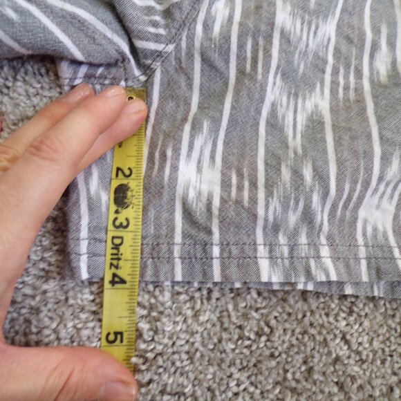 Prana gray and white shorts M - Picture 5 of 8